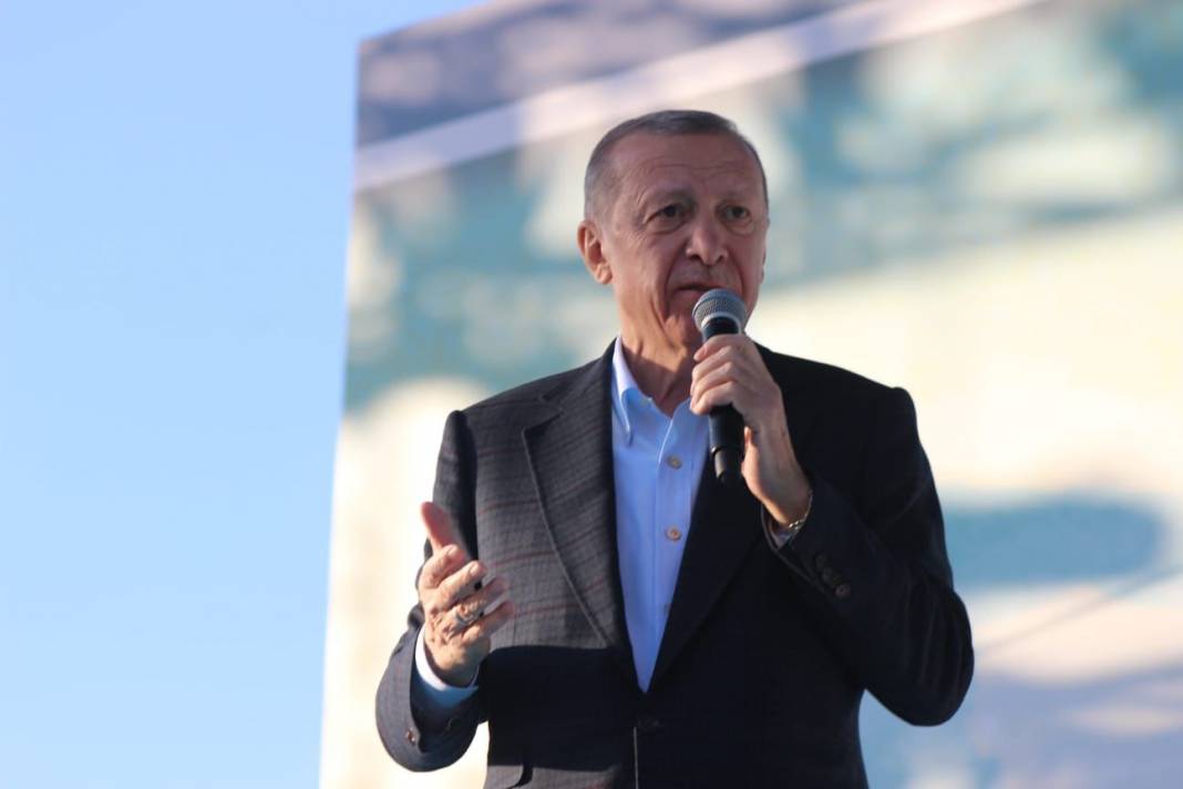 Cumhurbaşkanı Erdoğan'ın Büyük Konya Mitinginden kareler 10