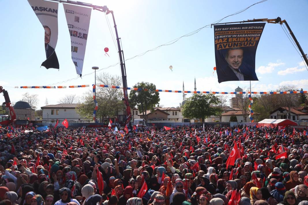 Cumhurbaşkanı Erdoğan'ın Büyük Konya Mitinginden kareler 2
