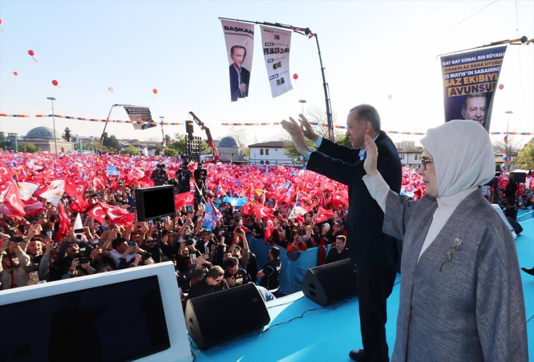 Cumhurbaşkanı Erdoğan'ın Büyük Konya Mitinginden kareler 27