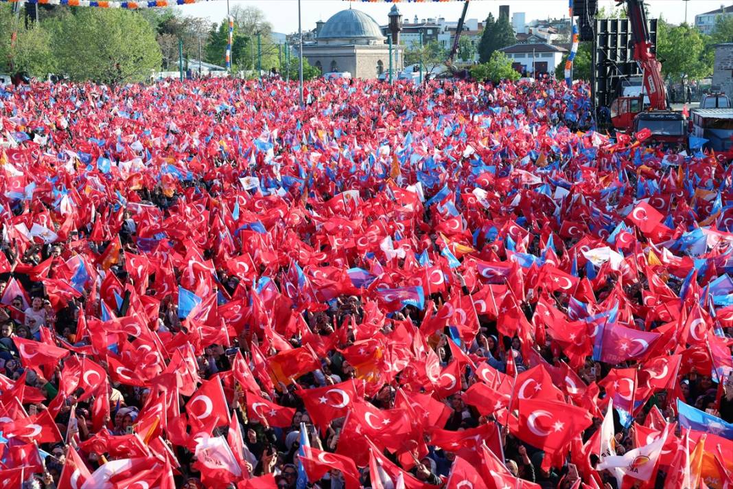 Cumhurbaşkanı Erdoğan'ın Büyük Konya Mitinginden kareler 28
