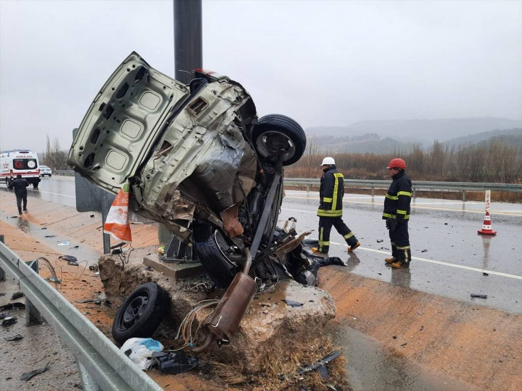 Kütahya'da genç sürücünün dehşet veren sonu... 3