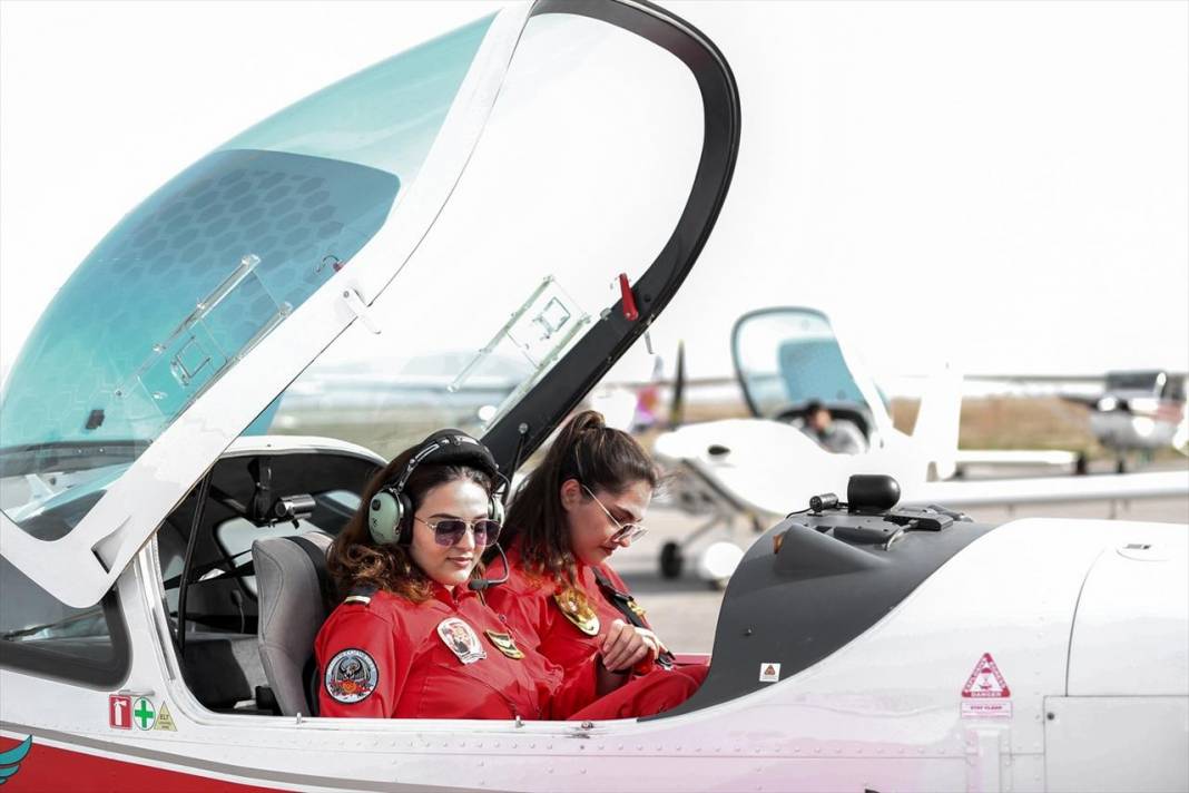 Geleceğin kadın kaptan pilotları Konya'da yetişiyor 10