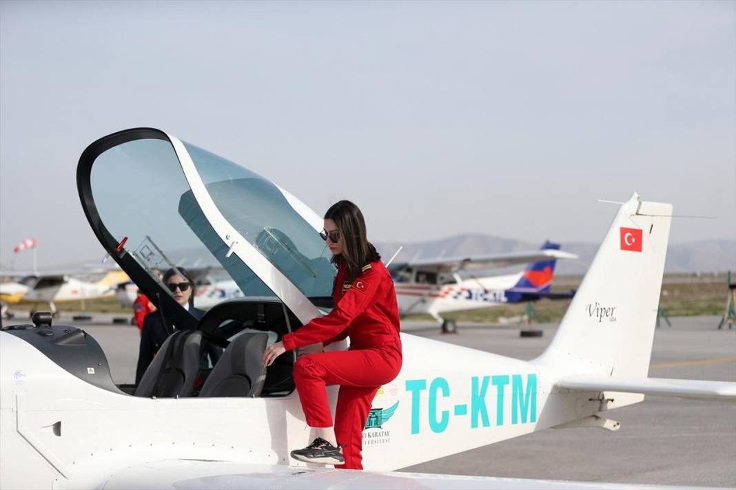 Geleceğin kadın kaptan pilotları Konya'da yetişiyor 2