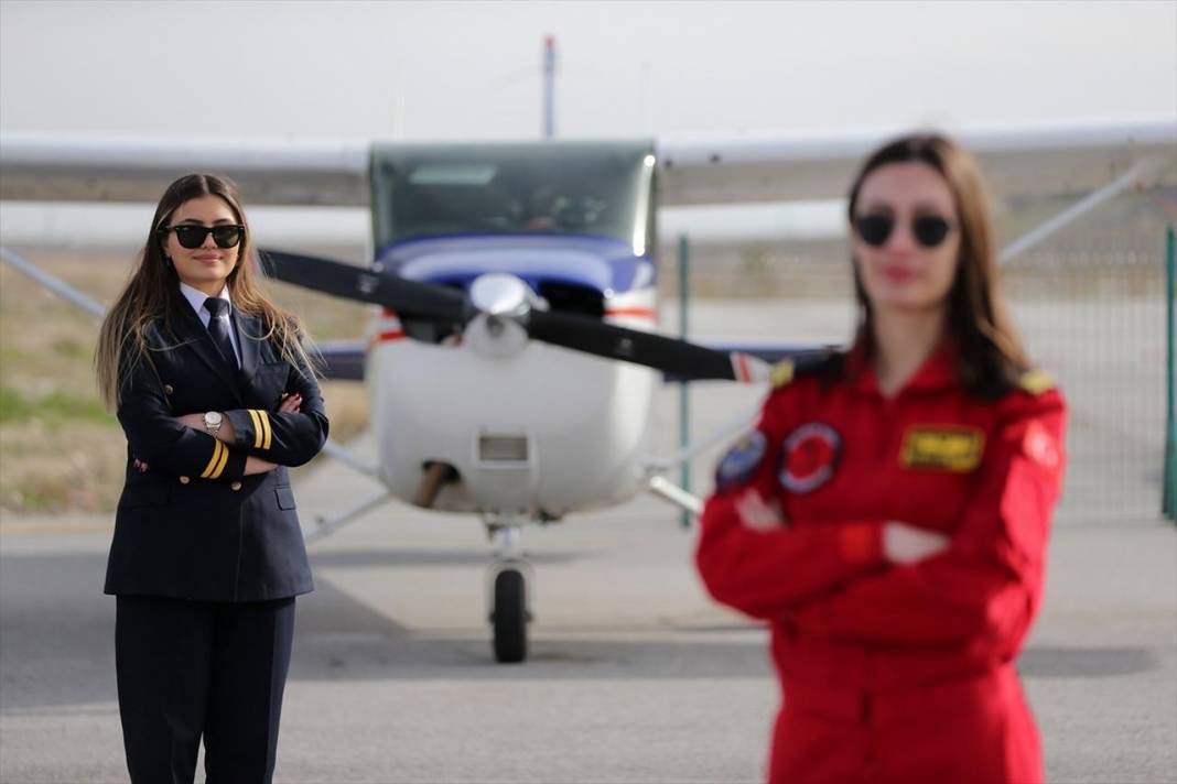 Geleceğin kadın kaptan pilotları Konya'da yetişiyor 9
