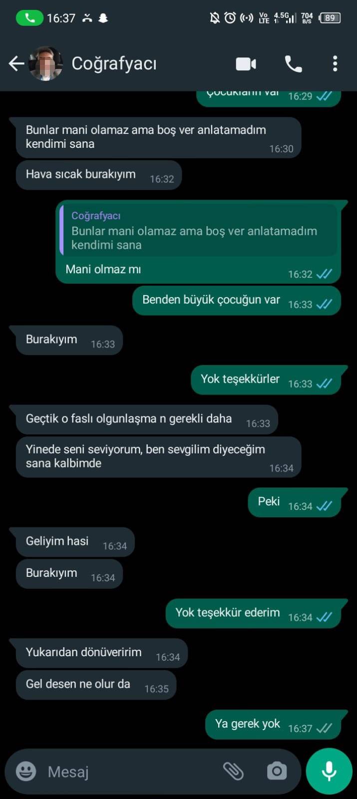 Konya'da cinsel istismar! Öğretmenin attığı WhatsApp mesajları ortaya çıktı 2