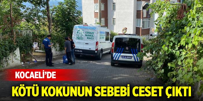 Kocaeli'de mahalledeki kötü kokunun sebebi ceset çıktı