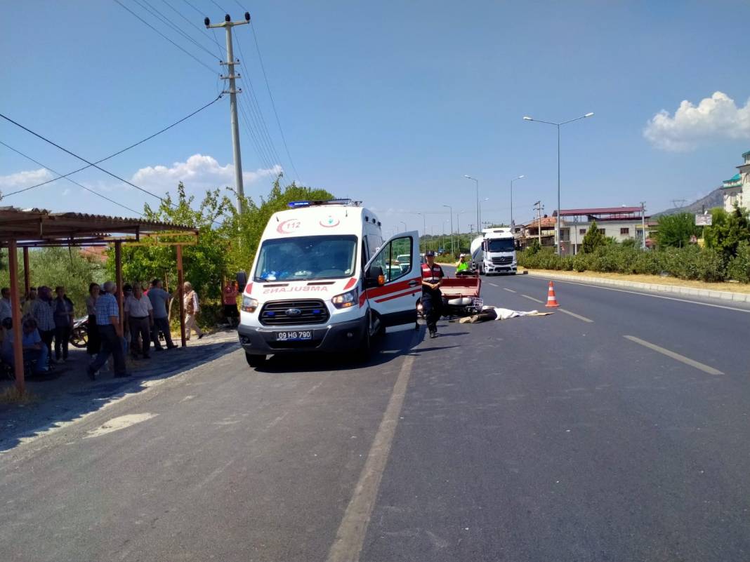 Aydın'da gencin sonu motosikletten oldu! Ailesi yasa boğuldu 6