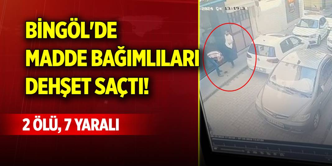 Bingöl'de madde bağımlıları dehşet saçtı! 2 ölü, 7 yaralı 1