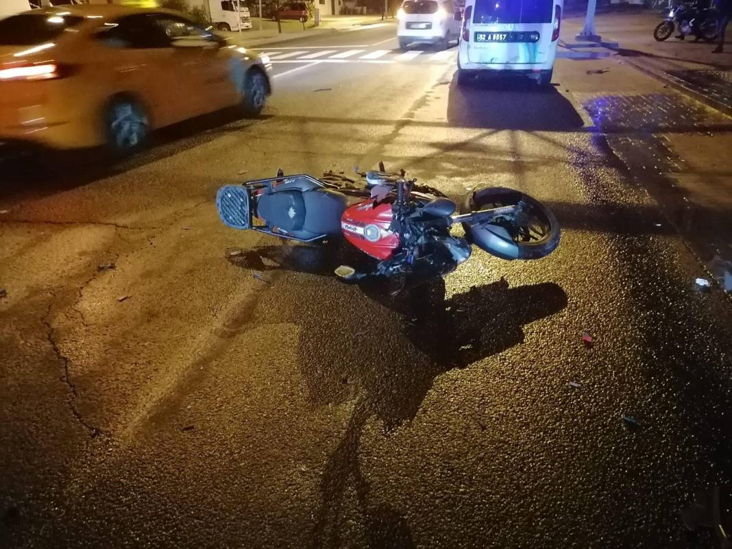 Ordu'da motosiklet sürücüsünden acı haber! 1