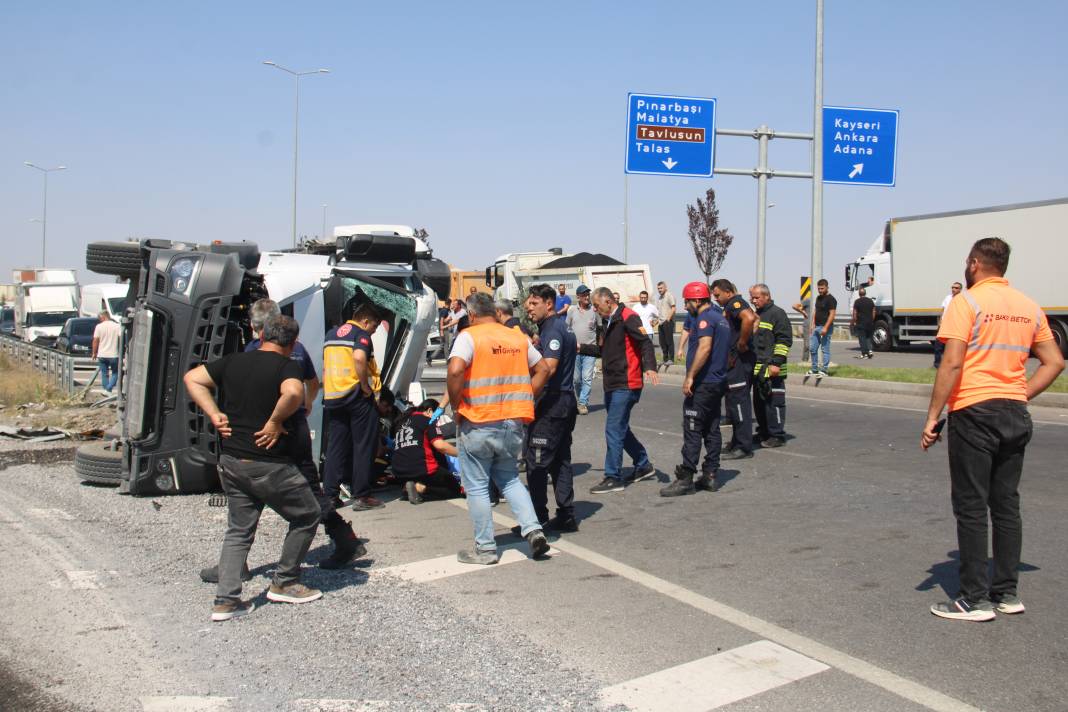 Kayseri'de beton mikseri can aldı! 2