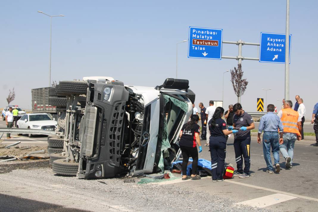 Kayseri'de beton mikseri can aldı! 4