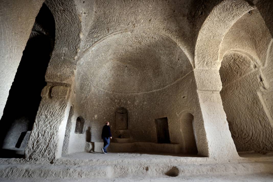 Konya'nın gizli kalmış tarihi mekanı! Kilise, şapel, rahip odaları, mescit bulunuyor 8