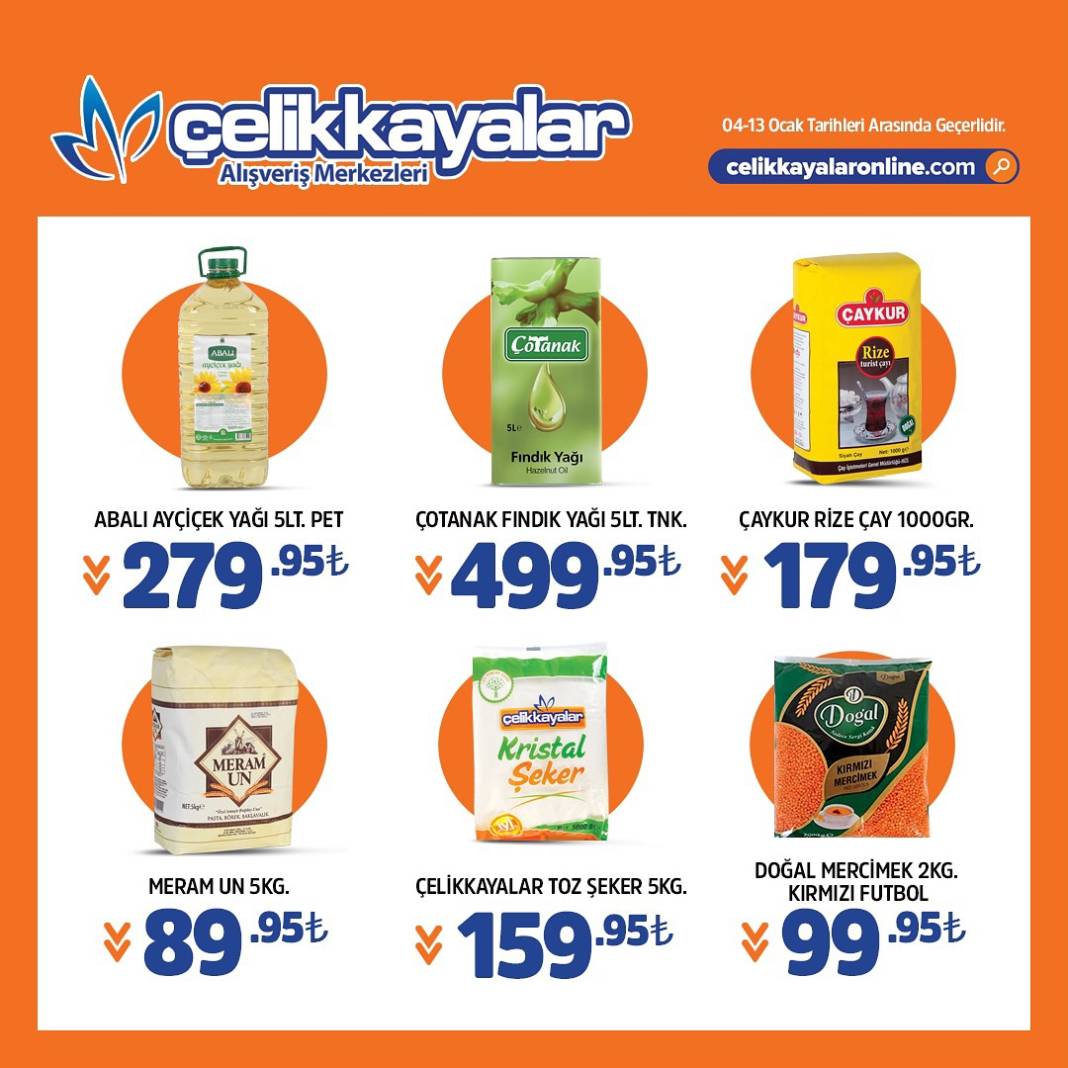 Konya'nın zincir marketinde indirim günleri... 10