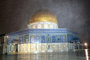 Kudüs'e kar düştü... 1