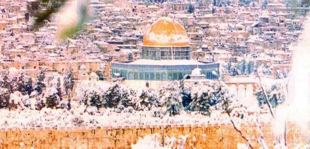 Kudüs'e kar düştü... 4
