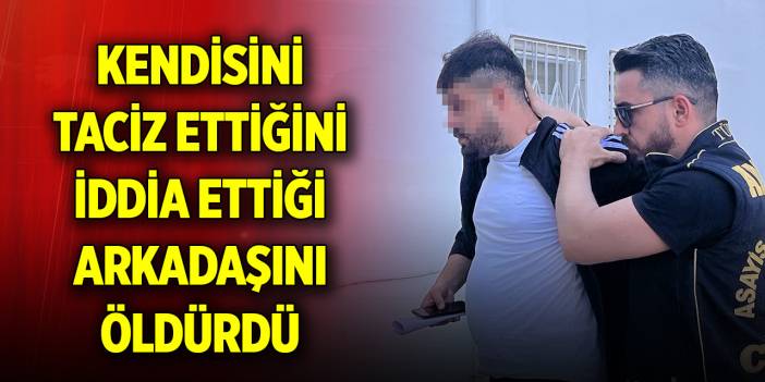 Kendisini taciz ettiğini iddia ettiği arkadaşını öldürdü