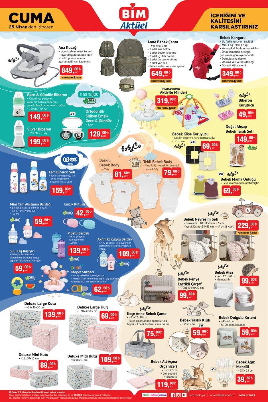 BİM aktüel ürünler kataloğu... 25 Nisan 2025 Cuma 3