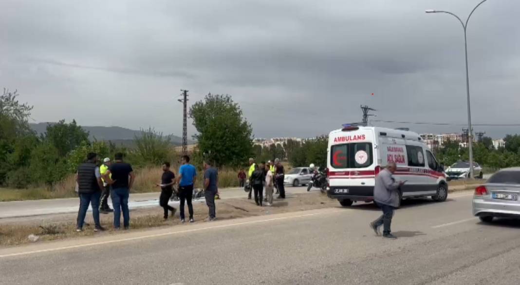Motosiklet sürücüsünün, annesinin feryadı yürekleri dağladı 6