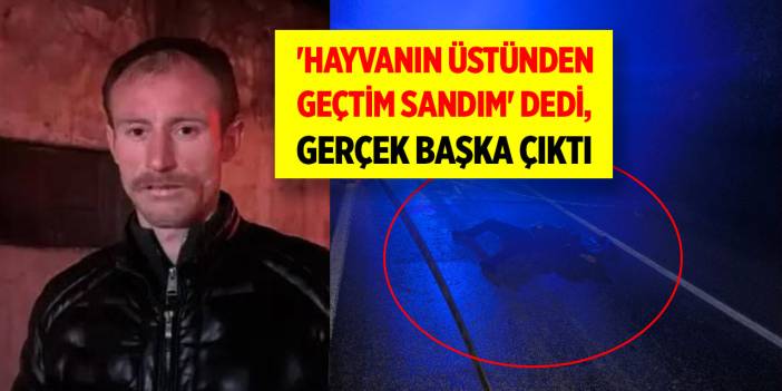 'Hayvanın üstünden geçtim sandım' dedi, gerçek başka çıktı
