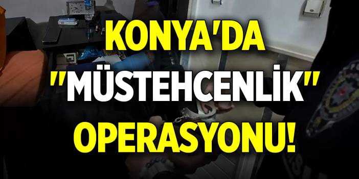 Konya'da "müstehcenlik" operasyonu!