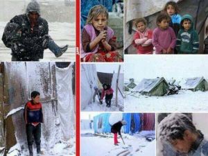 Suriyeli çocuklar donuyor...