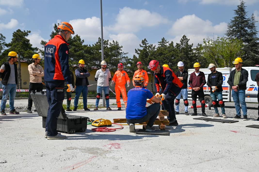 Konya afetlere hazırlanıyor 9