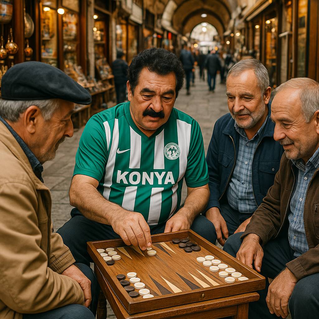 Ünlü isimler Konya'da! Onları hiç böyle görmediniz 7