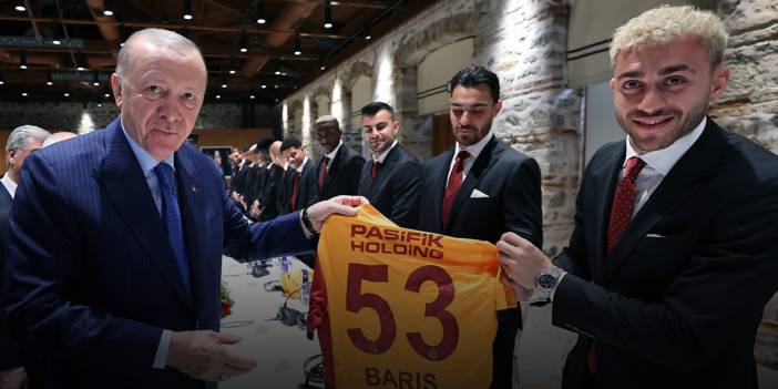 Cumhurbaşkanı Erdoğan, Şampiyon Galatasaray'ı kabul etti