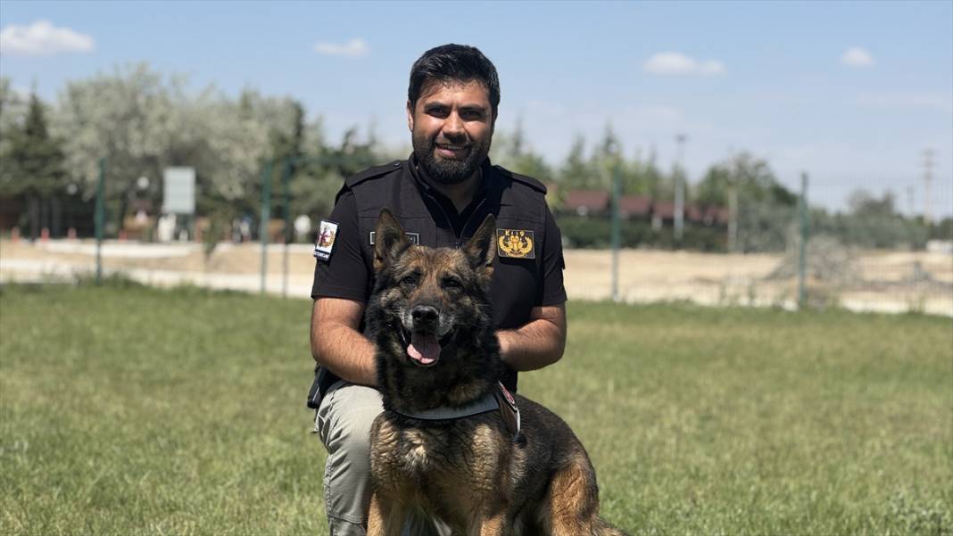 Görevini tamamlayan bomba arama köpeği Konya'da hayatına devam edecek 2
