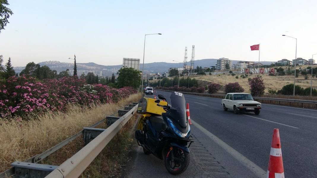 Bariyere çarpan motosikletin sürücüsü motokurye öldü 1