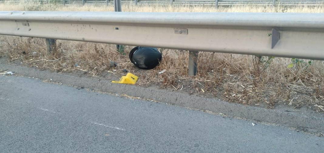 Bariyere çarpan motosikletin sürücüsü motokurye öldü 3