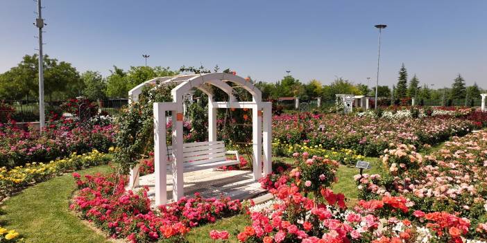 Karatay Mevlana Gül Parkı kapılarını açtı