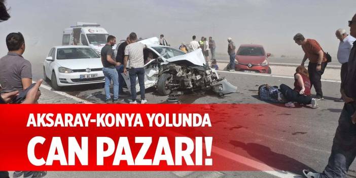 Aksaray-Konya yolunda can pazarı!