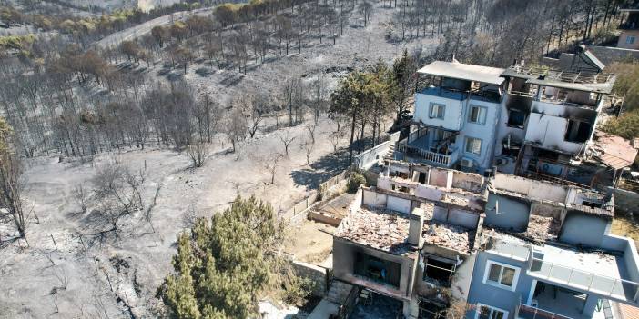 Yangından geriye gözyaşı kaldı