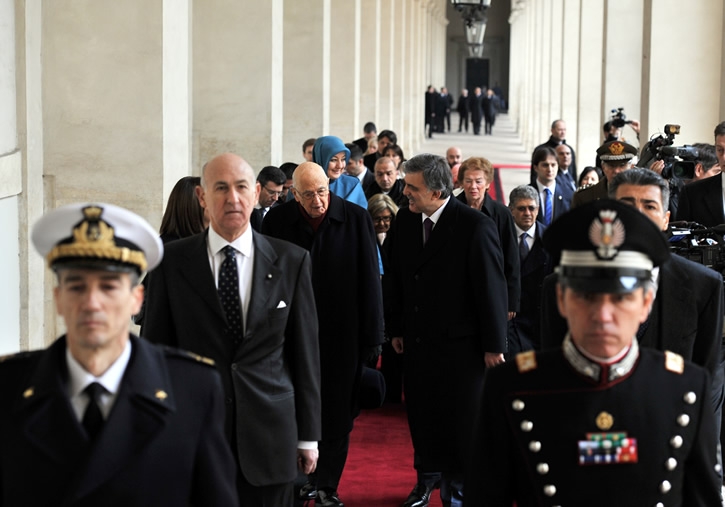 Cumhurbaşkanı Abdullah Gül İtalya’da 20