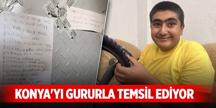 Konya'yı gururla temsil ediyor