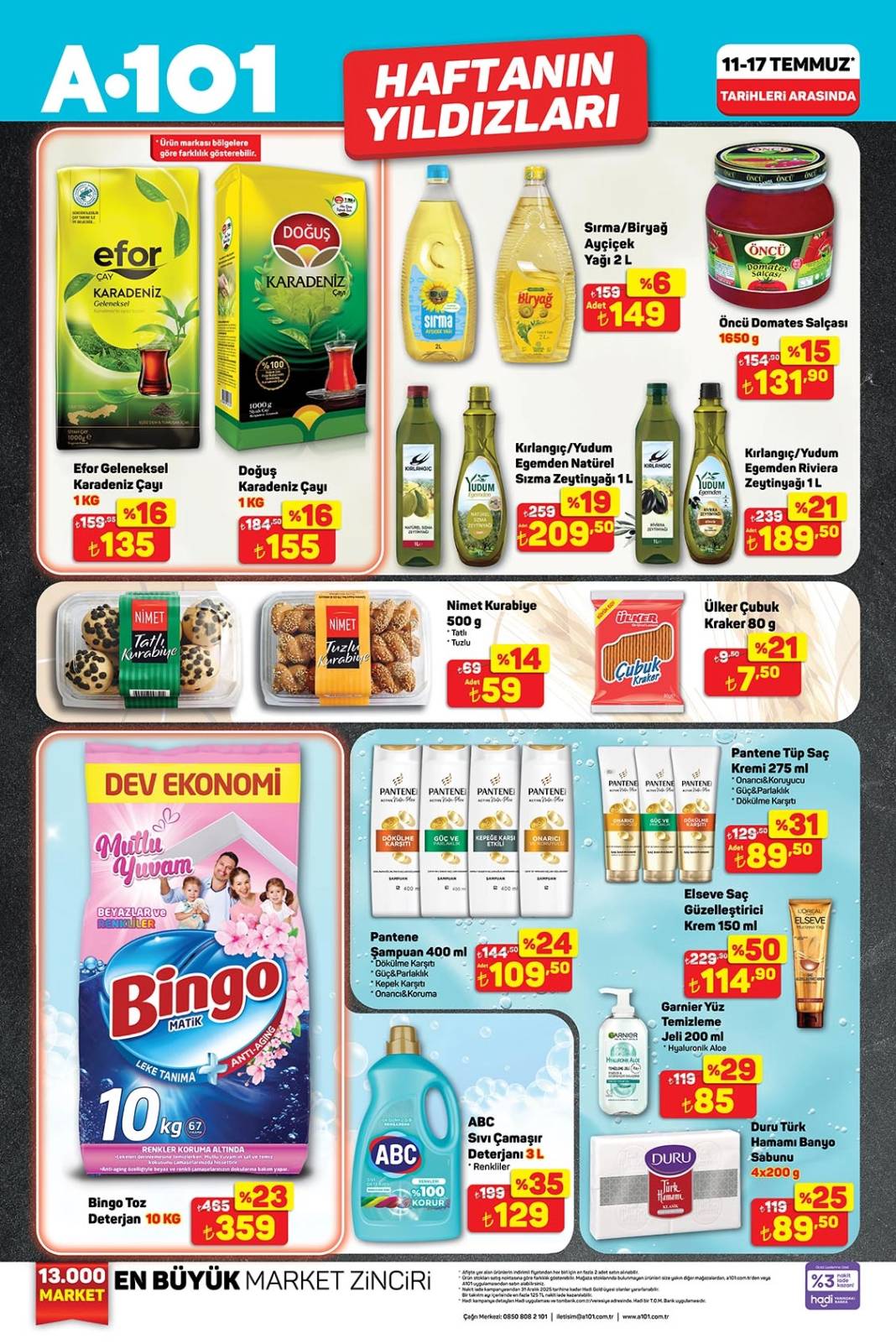 A101 Haftanın yıldızları kataloğu (11-13 Temmuz 2025) 2