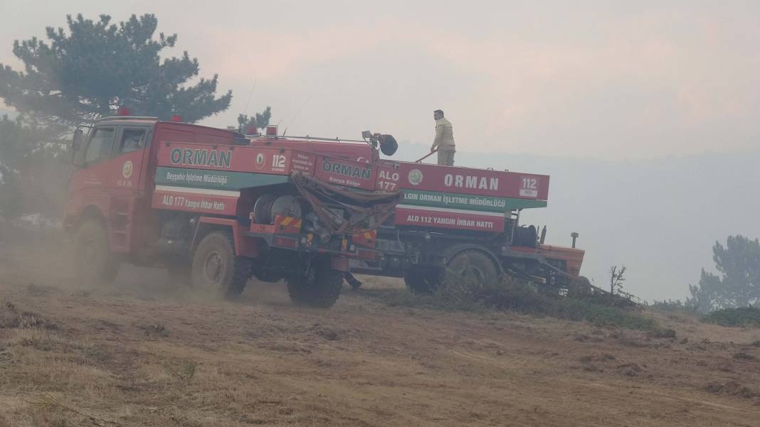 Konya'daki orman yangını 2'nci gününde 5