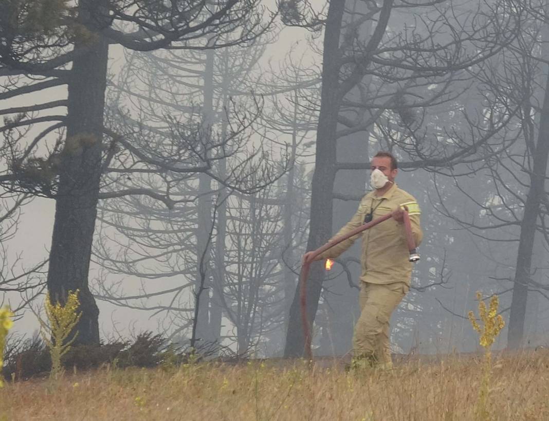 Konya'daki orman yangını 2'nci gününde 8