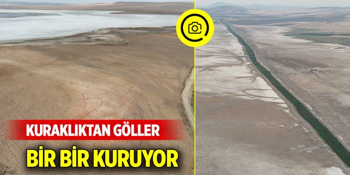 Konya'da kuraklıktan göller bir bir kuruyor