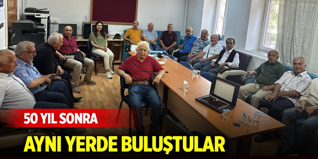 50 yıl sonra aynı yerde buluştular 1