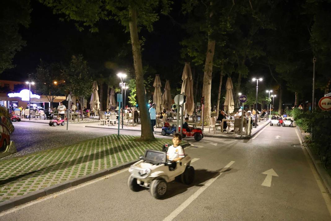 Konya'daki aileler buraya çocuklarıyla birlikte akın ediyor! 2