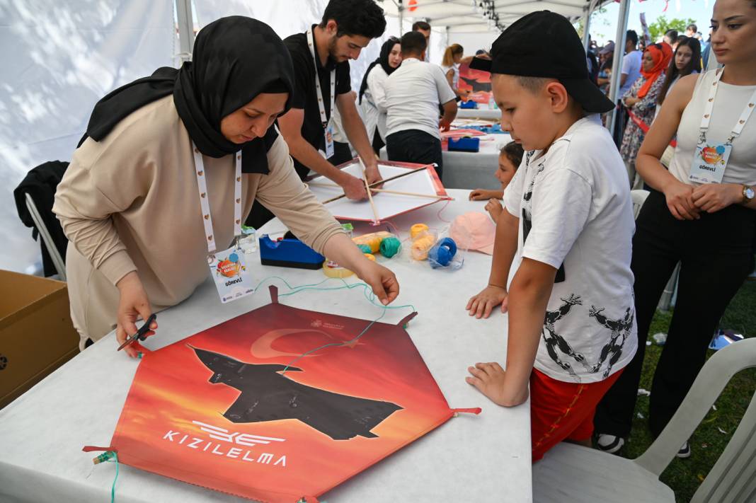 Konya'da görsel şölen sona erdi 12