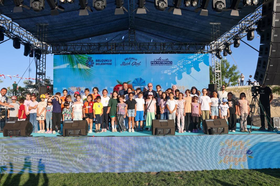 Konya'da görsel şölen sona erdi 7