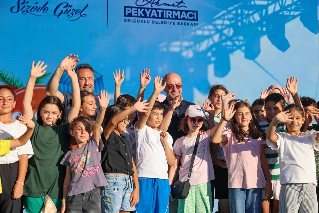 Konya'da görsel şölen sona erdi 8