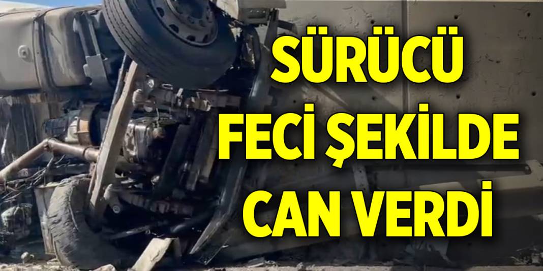 Bursa'daki sürücü feci şekilde can verdi 1