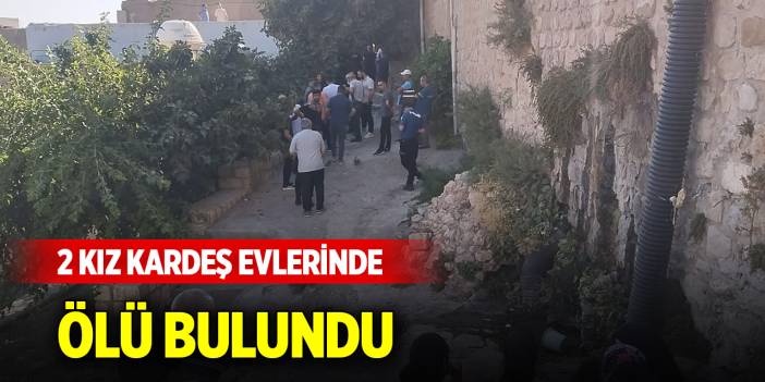 2 kız kardeş evlerinde ölü bulundu