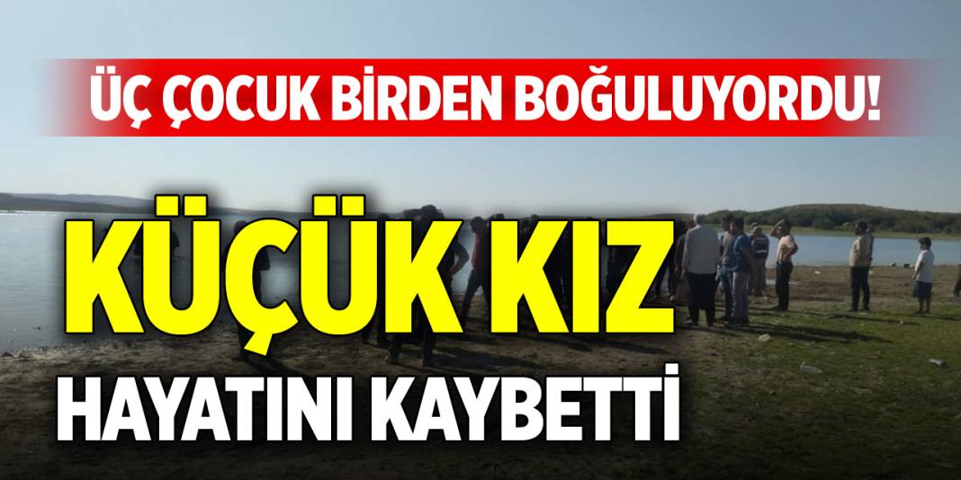Üç çocuk birden boğuluyordu! Küçük kız hayatını kaybetti 1