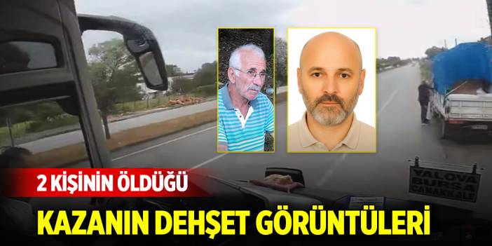 2 kişinin öldüğü otobüs kazasının dehşet görüntüleri ortaya çıktı