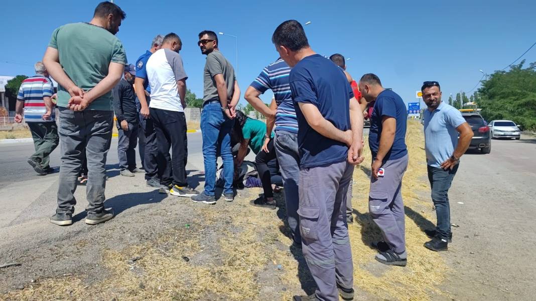 Tırın çarptığı elektrikli motosikletin sürücüsü hayatını kaybetti 6